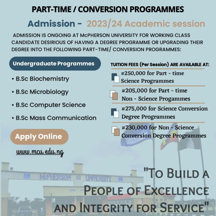 Part-time/ Conversion Programme